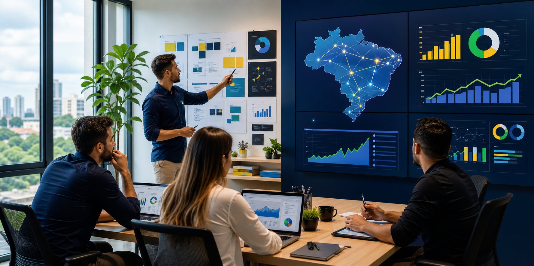 Agência de marketing digital com estratégia, dados e atendimento em todo o Brasil