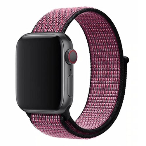 Pulseira Pink Blast Nylon Loop Premium SmartWatch 38-40Mm - Image 3