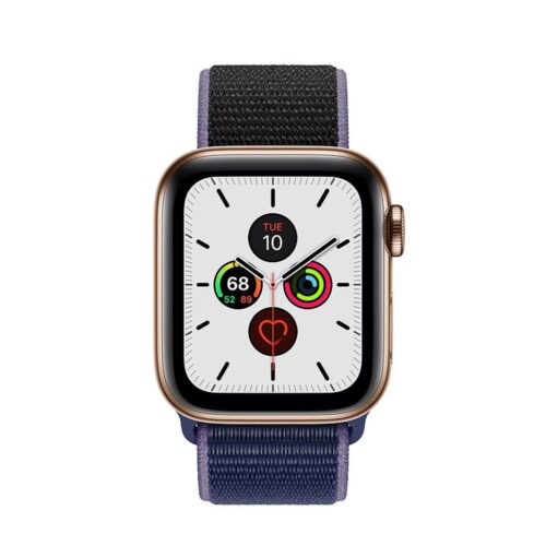 Pulseira Azul Meia Noite Nylon Loop Premium SmartWatch 38-40Mm - Image 2