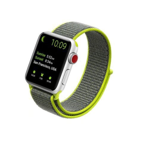 Pulseira Verde-Volt Nylon Loop SmartWatch 38-40Mm - Image 9