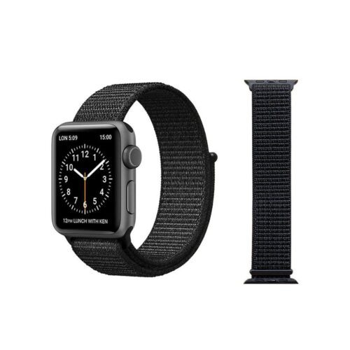 Pulseira Preto Nylon Loop SmartWatch 42-44Mm - Image 8