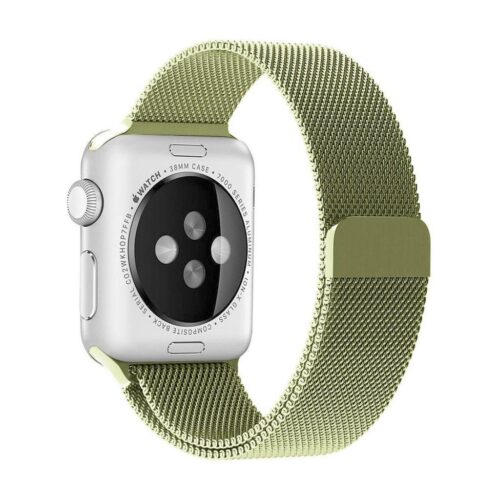 Pulseira Milanese Verde Pistache Para SmartWatch 42-44Mm - Image 10