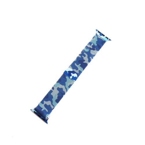 Pulseira Milanese Azul Camuflado Para SmartWatch 42-44Mm - Image 10