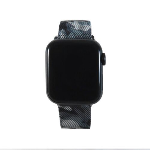 Pulseira Milanese Cinza Camuflado Para SmartWatch 42-44Mm - Image 4