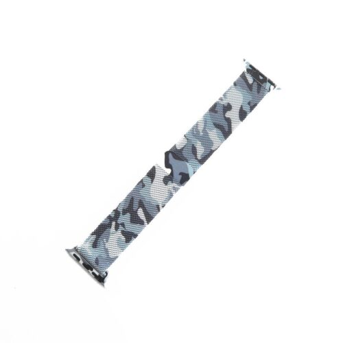 Pulseira Milanese Cinza Camuflado Para SmartWatch 42-44Mm - Image 9