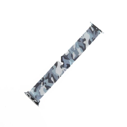 Pulseira Milanese Cinza Camuflado Para SmartWatch 42-44Mm - Image 2