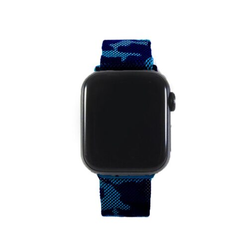 Pulseira Milanese Azul Escuro Camuflado Para SmartWatch 42-44Mm - Image 3