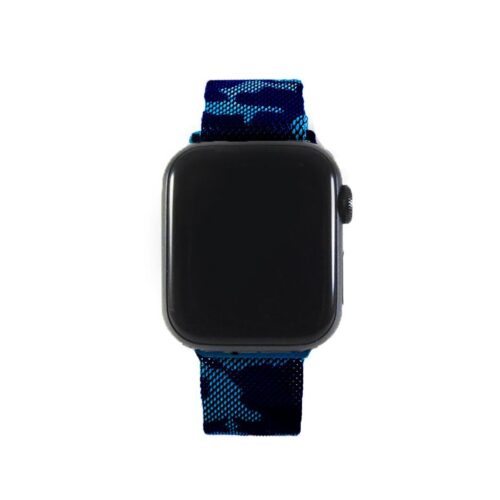 Pulseira Milanese Azul Escuro Camuflado Para SmartWatch 42-44Mm - Image 7