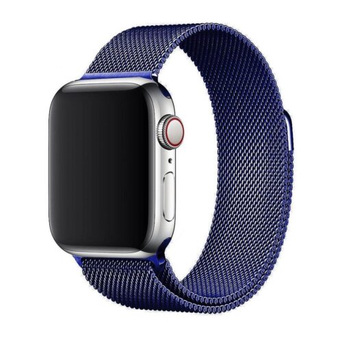 Pulseira Milanese Azul Noite Para SmartWatch 42-44Mm - Image 10
