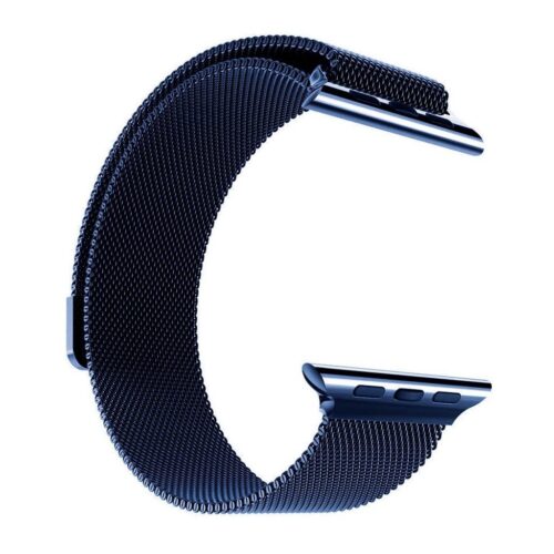 Pulseira Milanese Azul Noite Para SmartWatch 42-44Mm - Image 6