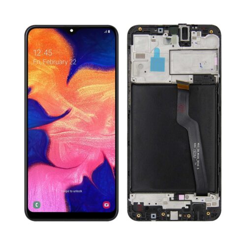 Frontal Tela Display Ori Sam. A10 com aro