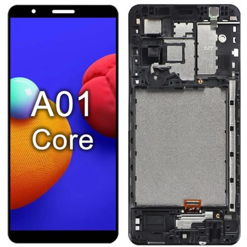 Frontal Tela Display Ori Sam. A01 core com aro