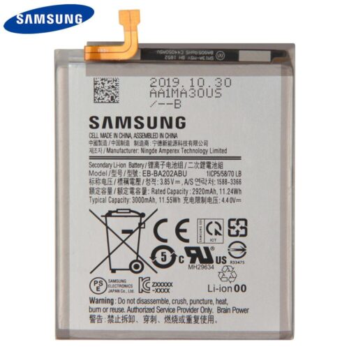 Bateria  Galaxy A20E A10E A102W A102U A202F Eb-Ba202Abu
