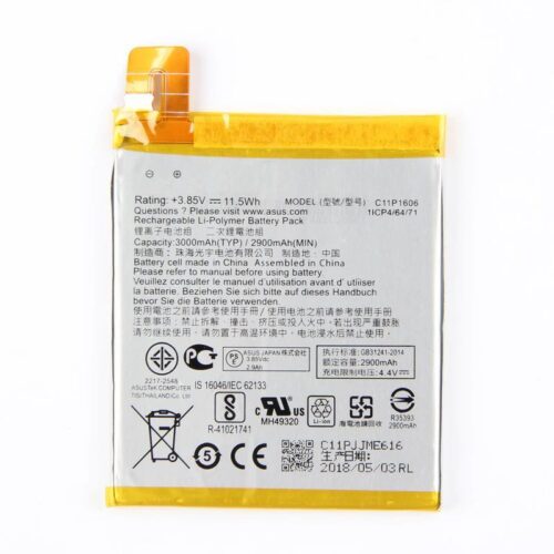 Bateria C11P1606 Zenfone 3 Laser Zc551Kl - Image 2