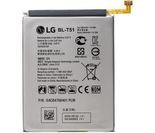 Bateria Bl T51 K52 K62 K62 Plus Nova Original Eac64788457