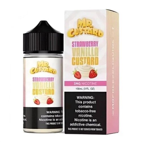 Juice Mr Freeze Strawberry Vanilla Custard – Eliquid – 30ml