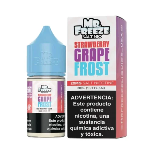 Nicsalt Mr Freeze Strawberry Grape Frost – Eliquid – 30ml