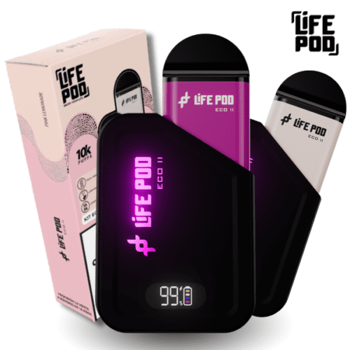 Pod Descartável LIFE POD 10k KIT (bateria +refil)