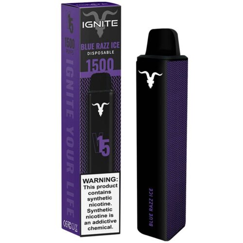 Ignite V15 1500 Puffs Blue Raspberry ice