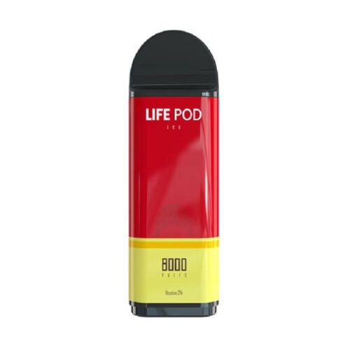 Life Pod - 8000 puffs (SOMENTE REFIL) Strawberry Banana
