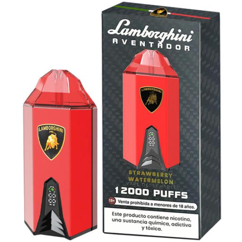 Lamborghini Aventador 12000 Puff Strawberry Watermelon
