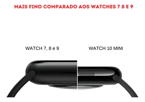 Smartwatch W10 Mini 42mm Chatgpt Serie 10 Amoled Gps Brinde - Image 9