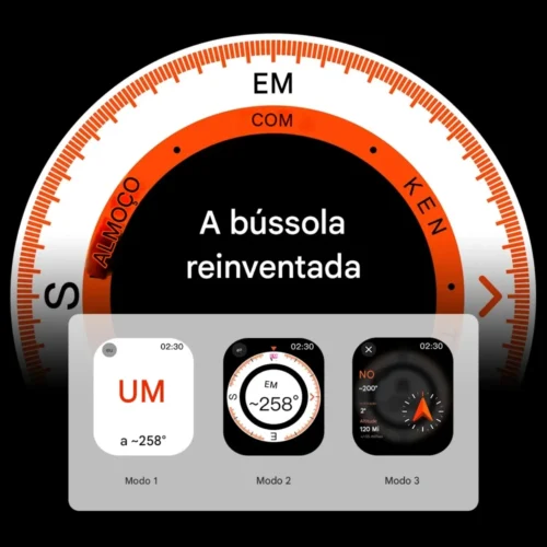 Relógio Inteligente Smartwatch U4 Pro 3atm Lançamento Amoled - Image 7
