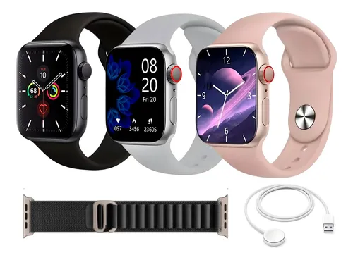 Smartwatch W59 Plus 47mm Nfc Tela Ultra Amoled
