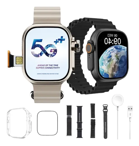 Relogio Smartwatch Chip 5g Microwear Ultra 3 Ai 49mm 16gb